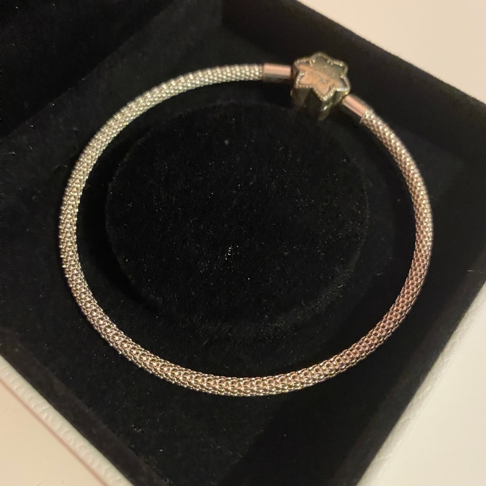 Pandora Silver Bangle